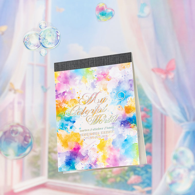 My Colorful World Sticker Book