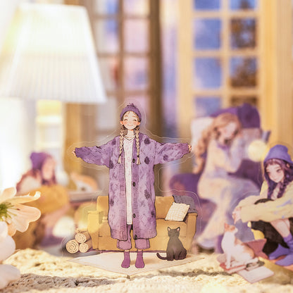 Warm Winter Whispers Stickers