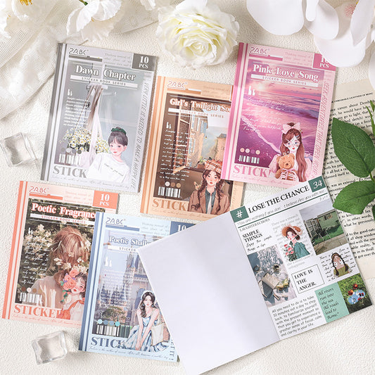 The Thoughts of a Girl Sticker Book