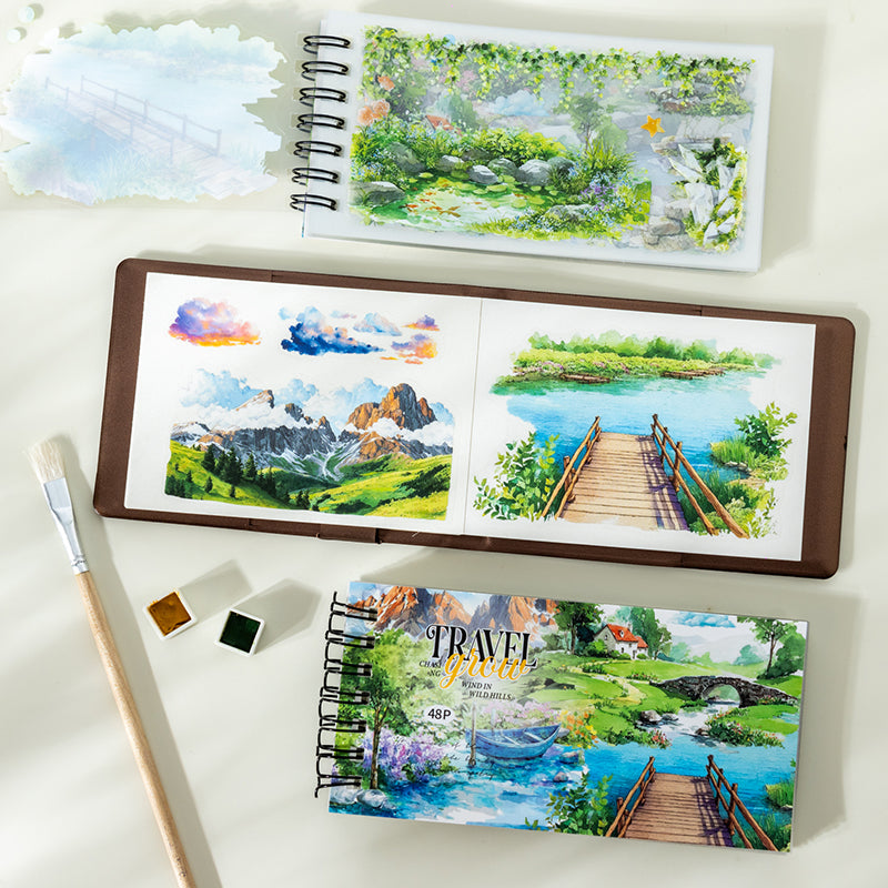 Wind in Wild Hills Sticker Book