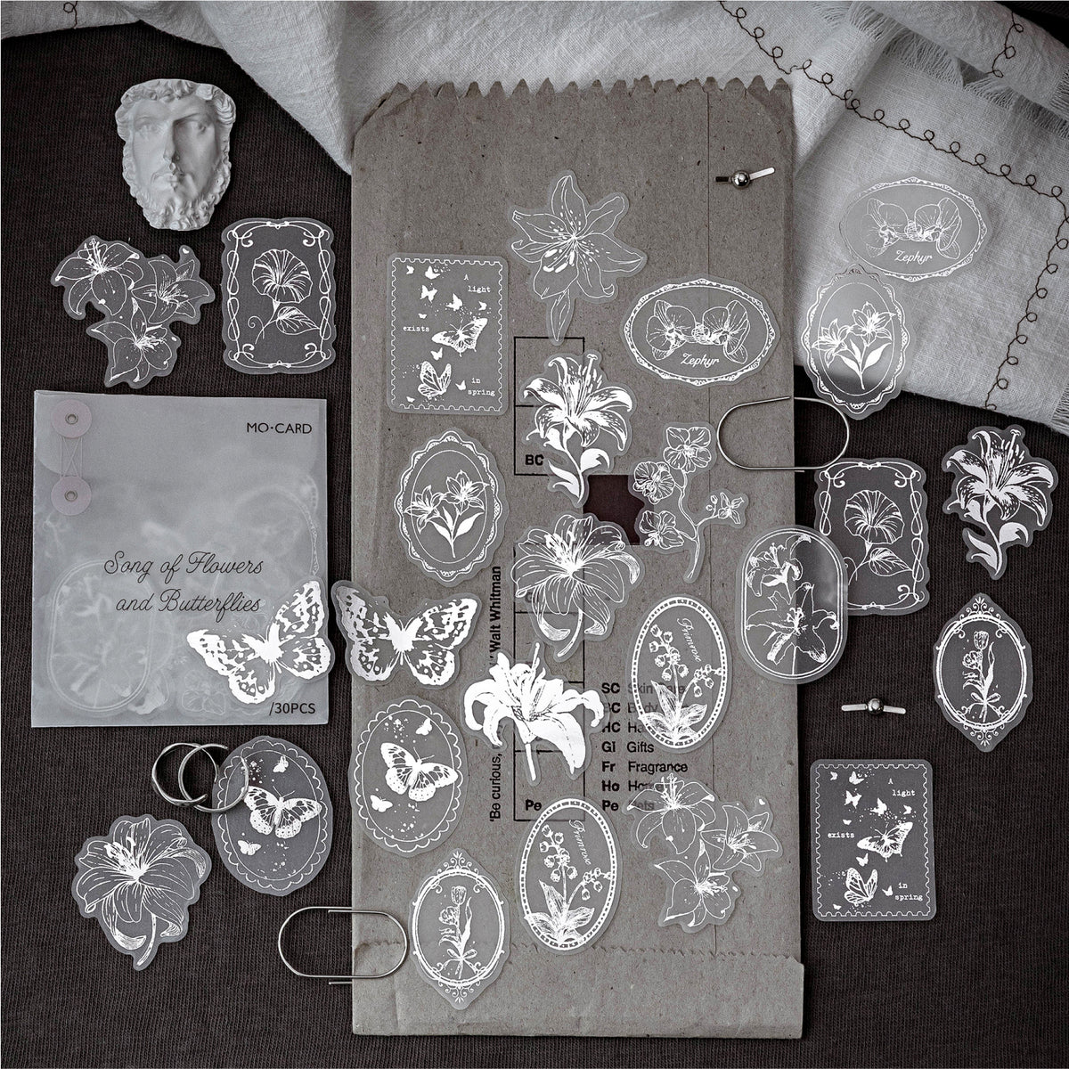 Silver Casket Secret Pact Stickers