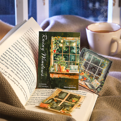 Raining Window Stickers