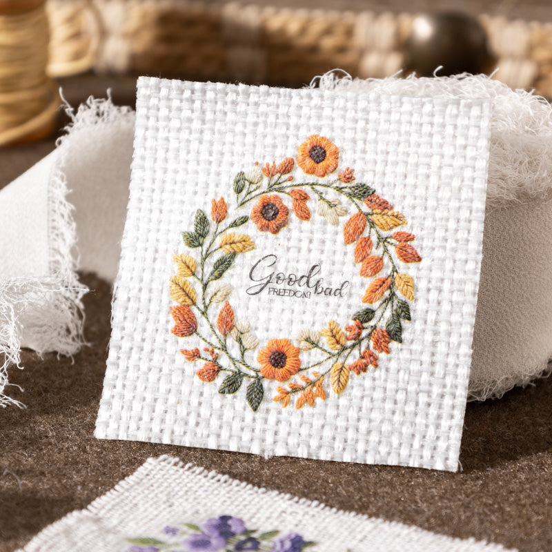 Vine Embroidery Rub-on Stickers