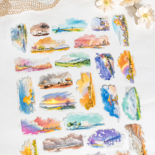 Cloudscape Scenery Stickers
