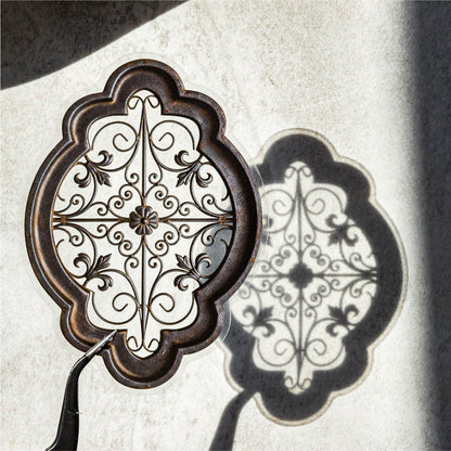 Iron Floral Window Stickers