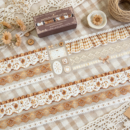 Honey Brown Lace Tape Set