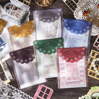 Floral Window Dream Weave Stickers