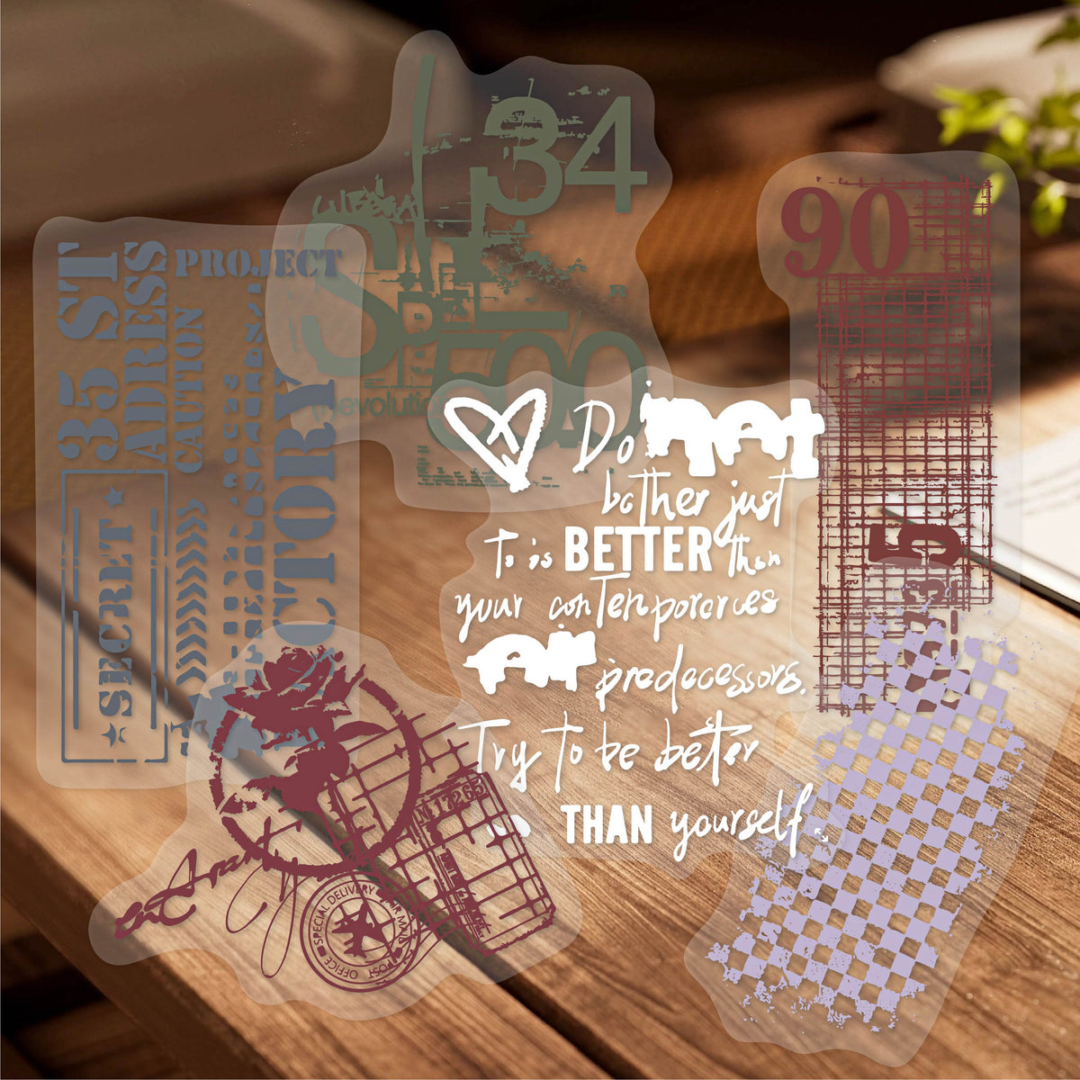 Vintage Imprint Collection Stickers