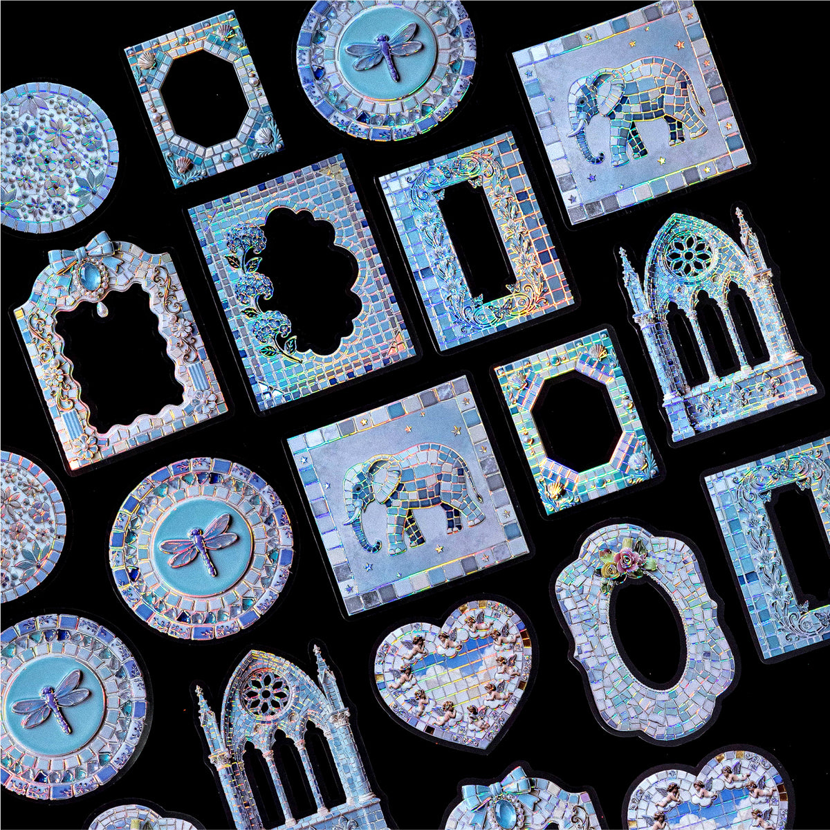 Colorful Glass Mosaic Stickers