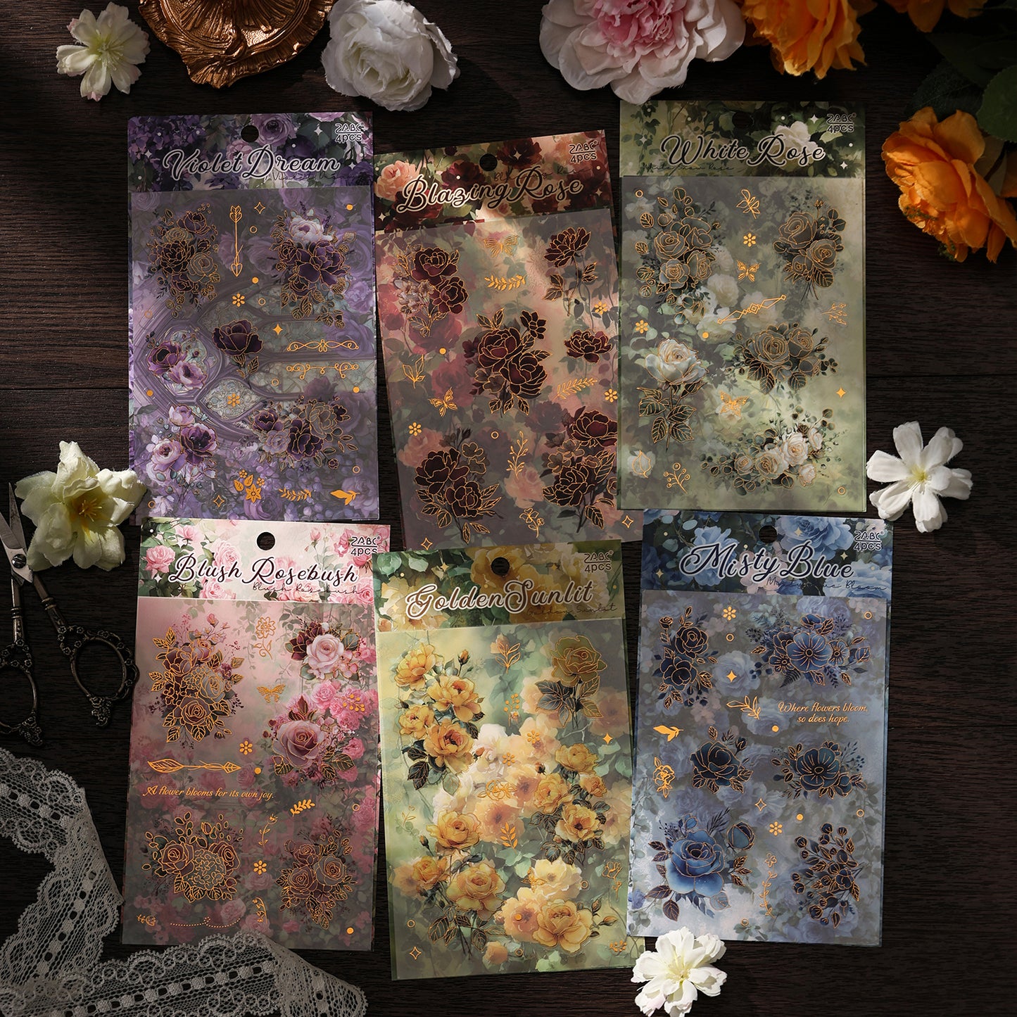 Flowers by the Window Stickers