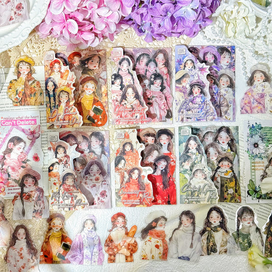 Gentle Breeze and Shadows Stickers