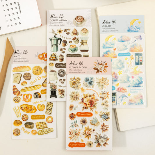 Slow Life Warms Up Transfer Stickers