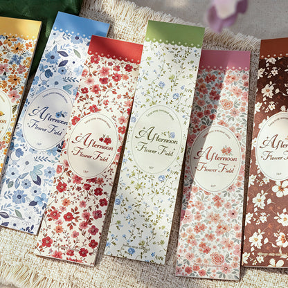 Afternoon Flower Field Memo Pad