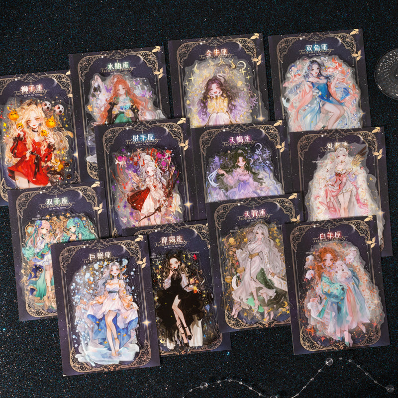 Zodiac Goddess Stickers