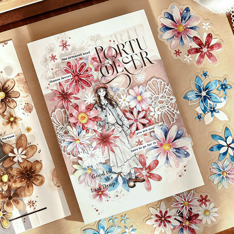 Starlit Flower Field Stickers
