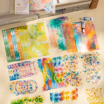 Watercolor Themed Ephemera Pack