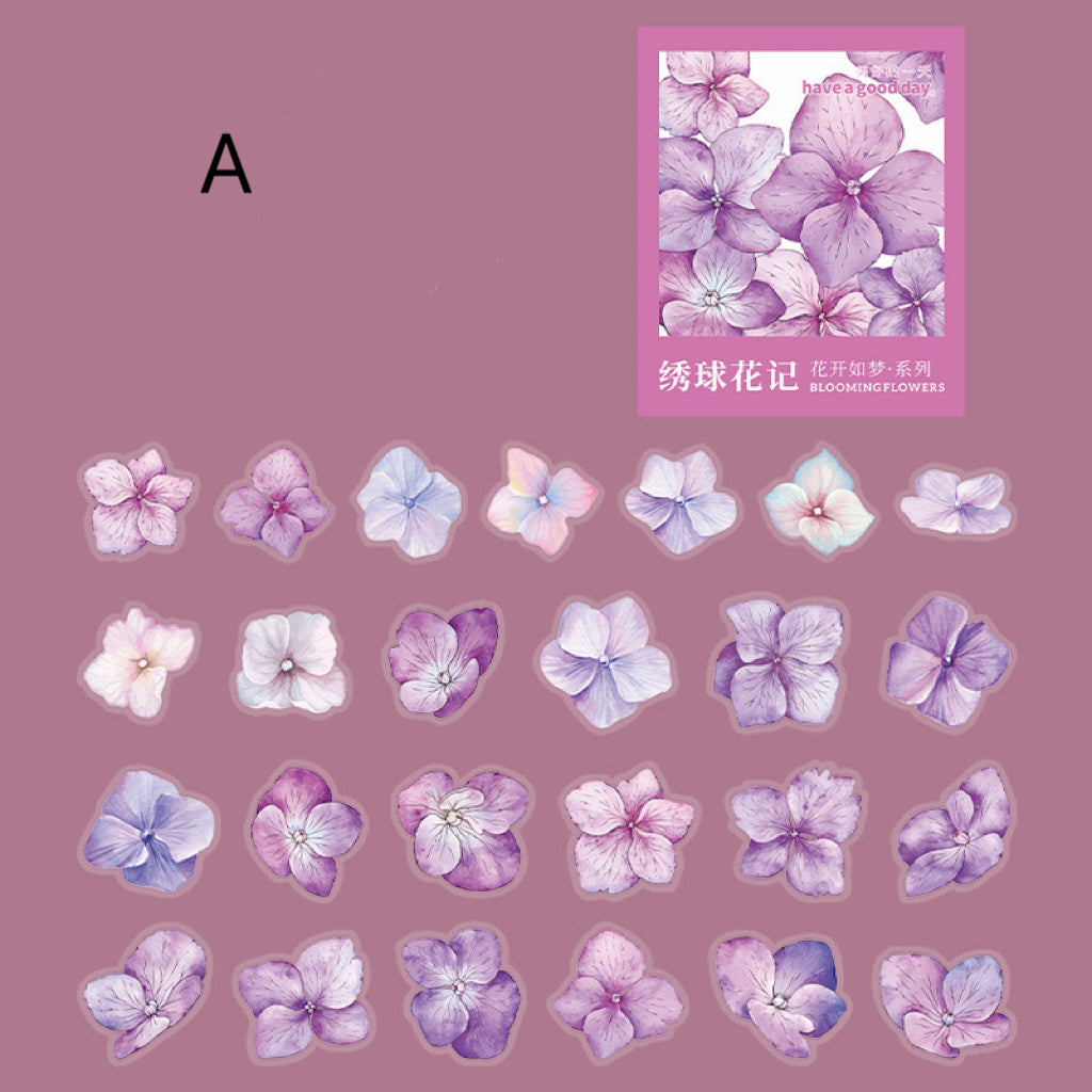 Watercolor Flower Stickers
