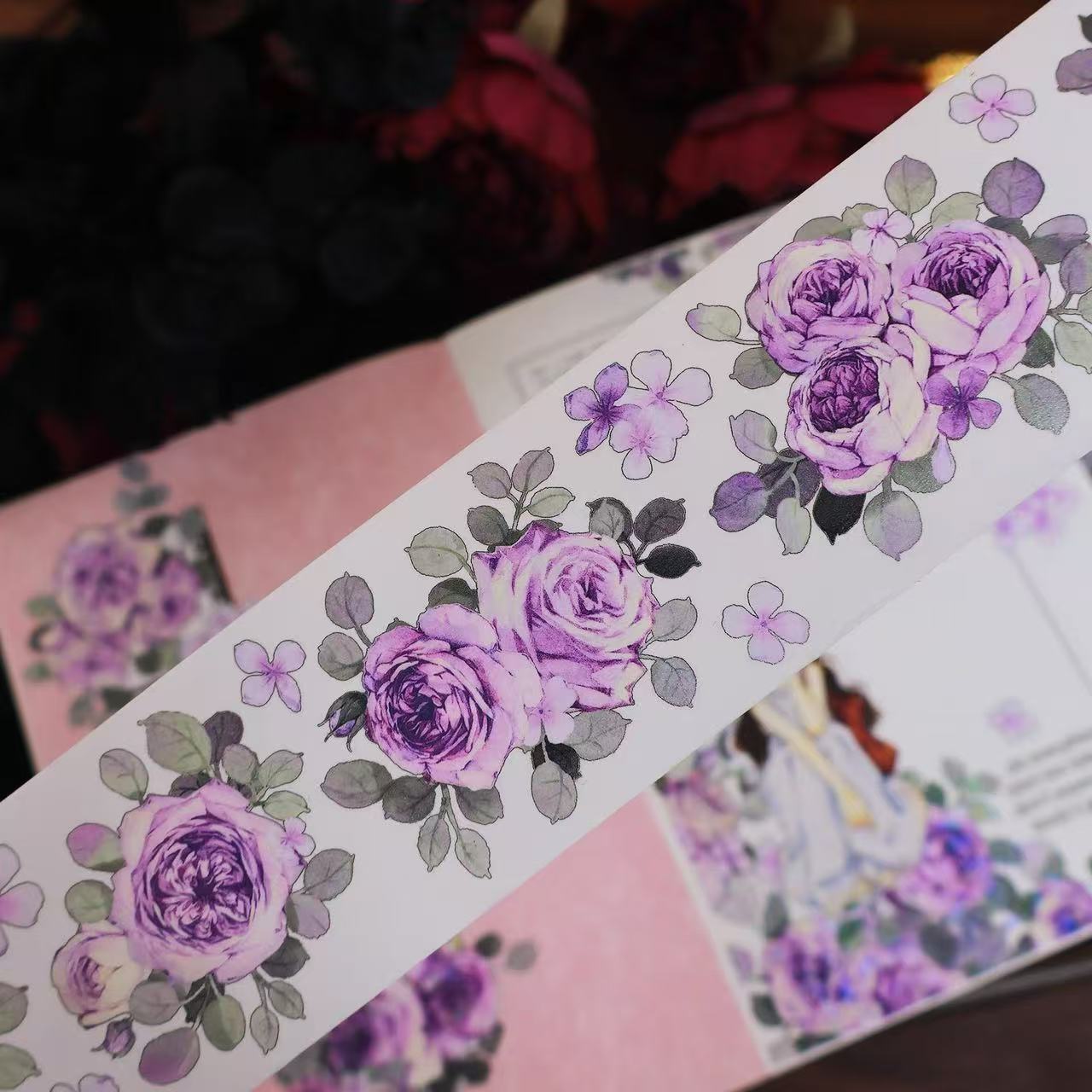 5.5cm*100cm Dark Cloud Elegance Tape