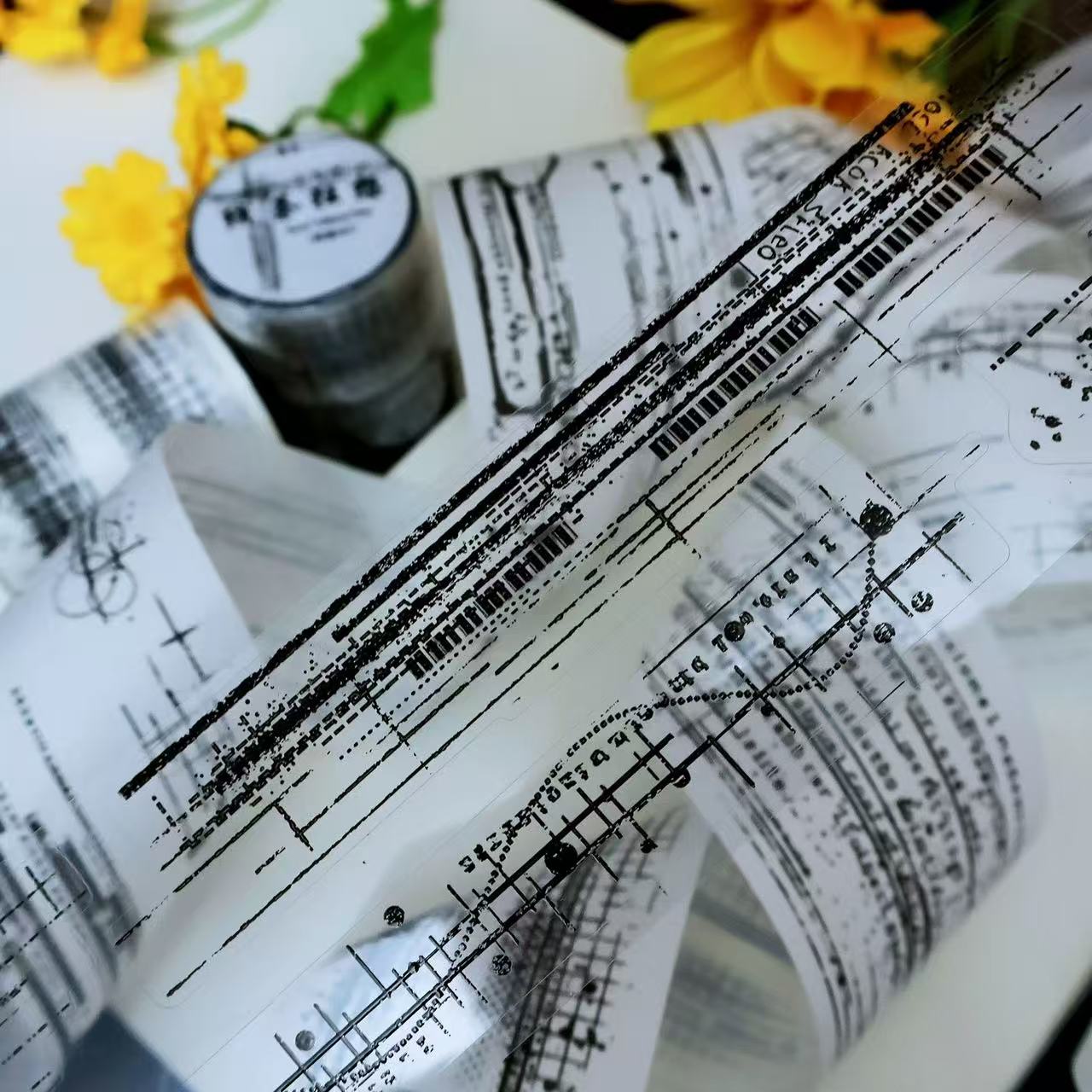 5cm*100cm Line Rhapsody Tape