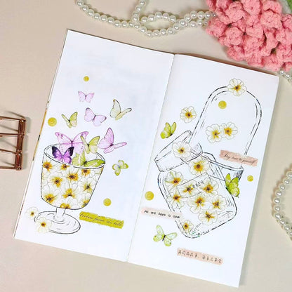 5cm*200cm Watercolor Butterfly Tape