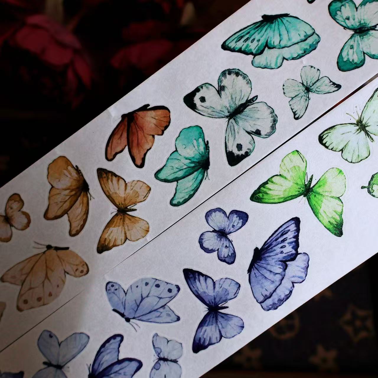 5cm*200cm Watercolor Butterfly Tape