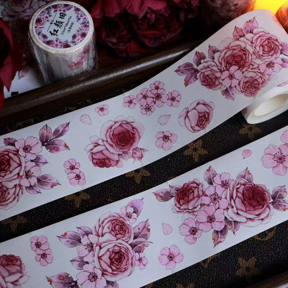 5.5cm*100cm Crimson Memories Tape