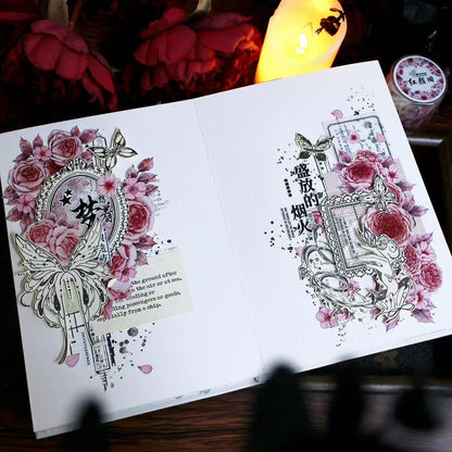 5.5cm*100cm Crimson Memories Tape