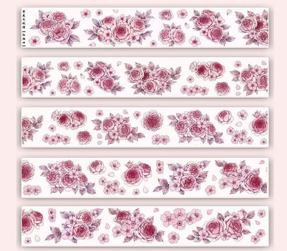 5.5cm*100cm Crimson Memories Tape