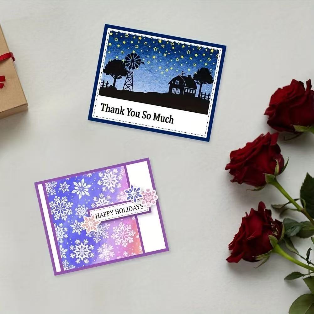 Snowflake Silicone Clear Stamp