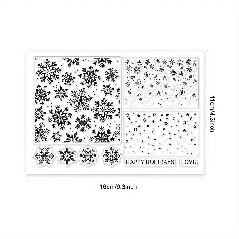 Snowflake Silicone Clear Stamp