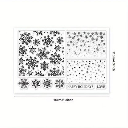 Snowflake Silicone Clear Stamp