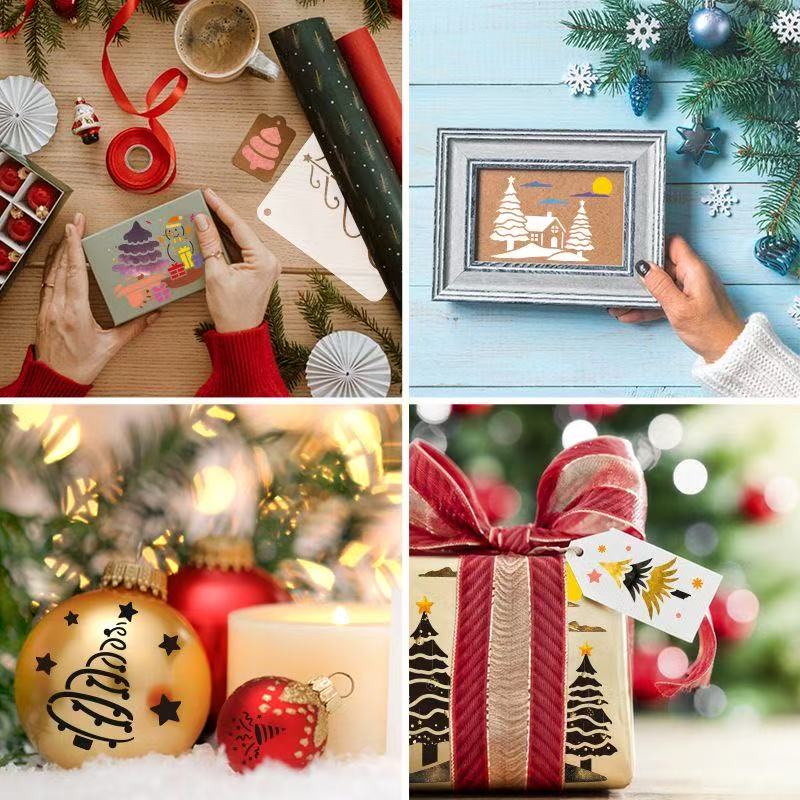 Christmas Tree Painting Stencils