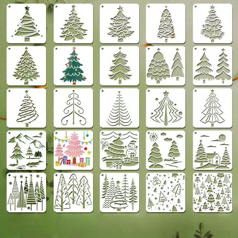 Christmas Tree Painting Stencils