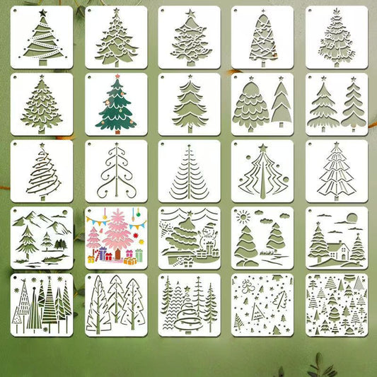 Christmas Tree Painting Stencils