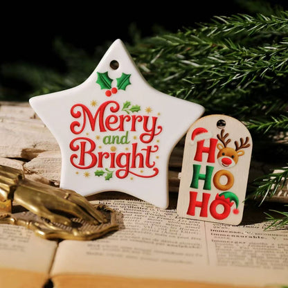 Embroidered Christmas Transfer Stickers