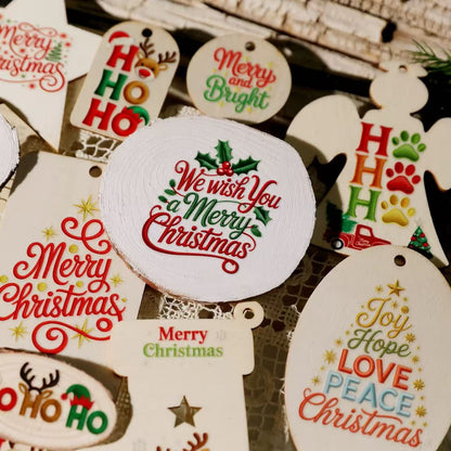 Embroidered Christmas Transfer Stickers
