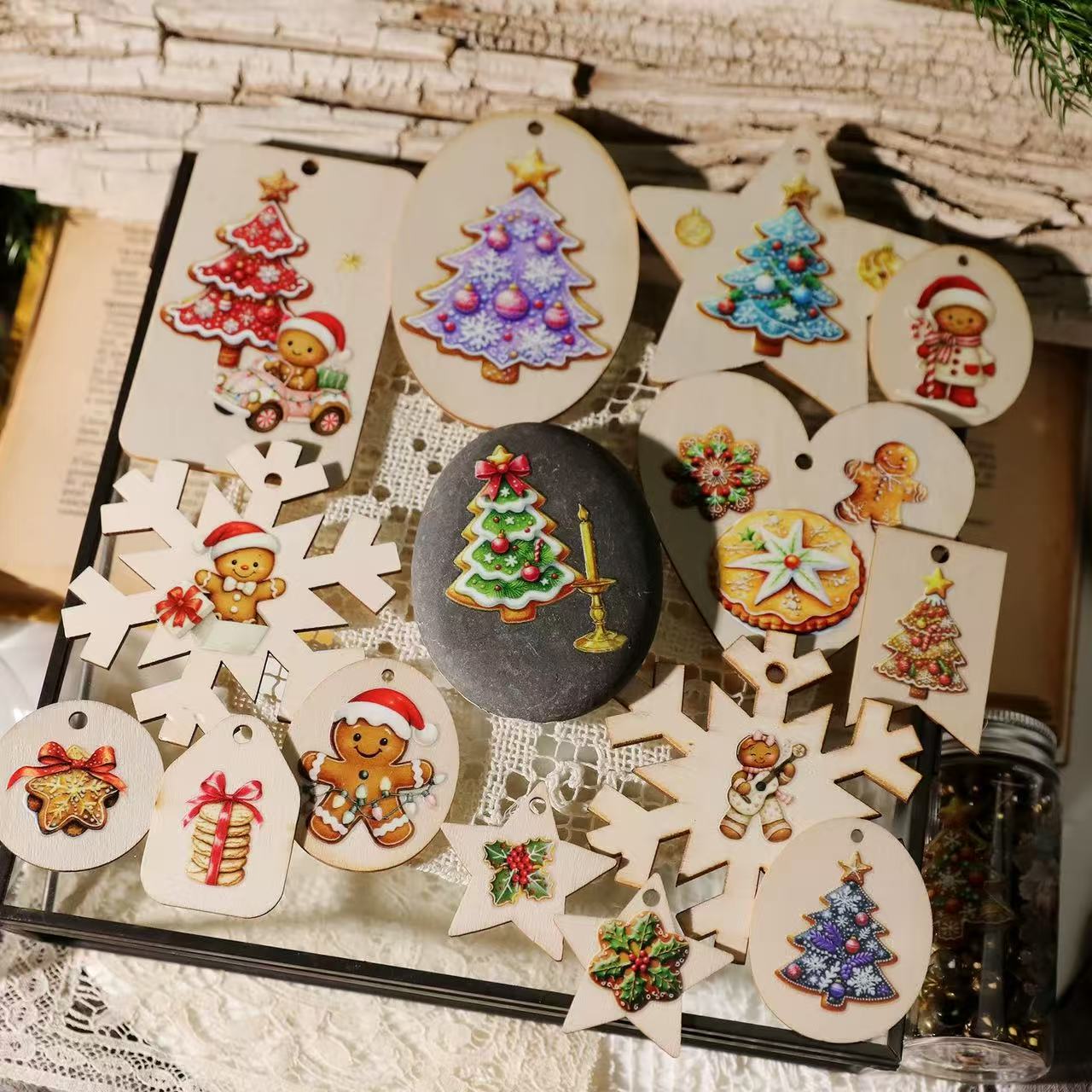 Ginger Bread Transfer Stickers