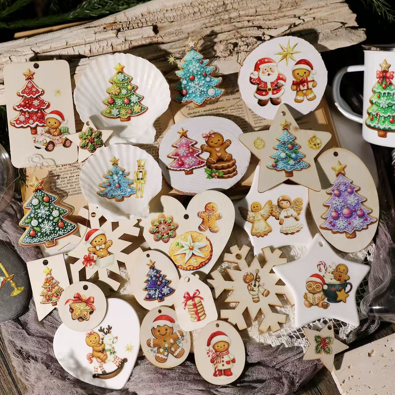 Ginger Bread Transfer Stickers