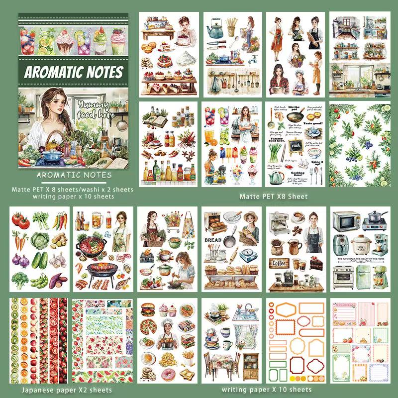 Aromatic Notes Sticker Book