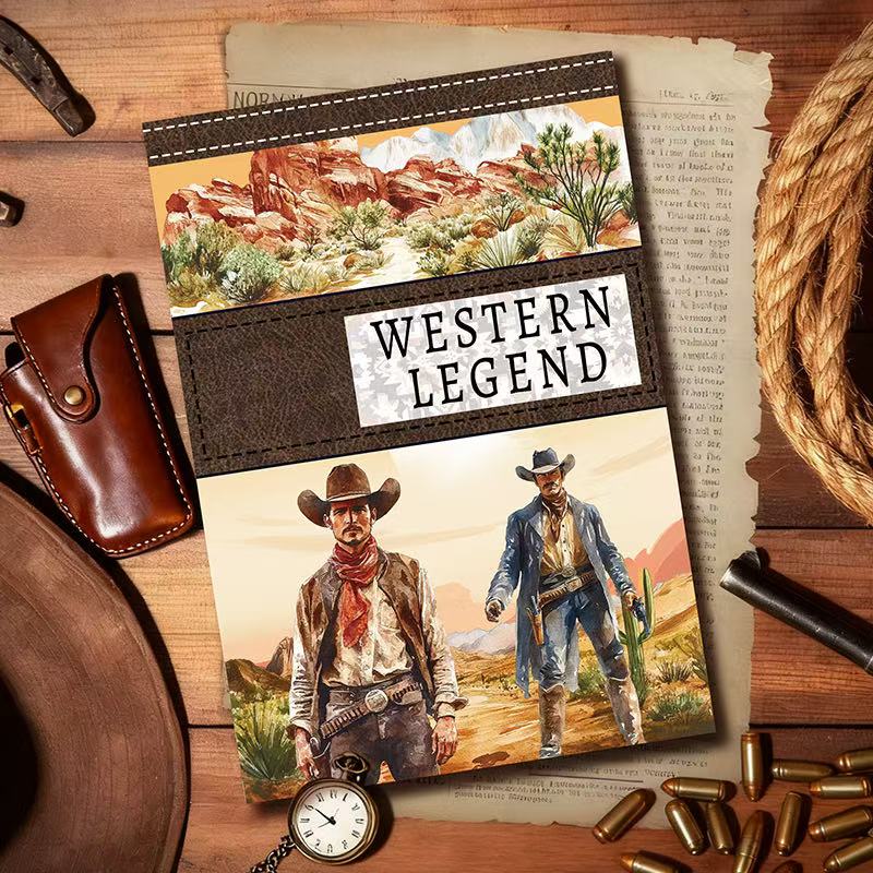 Western Legends Sticker Book
