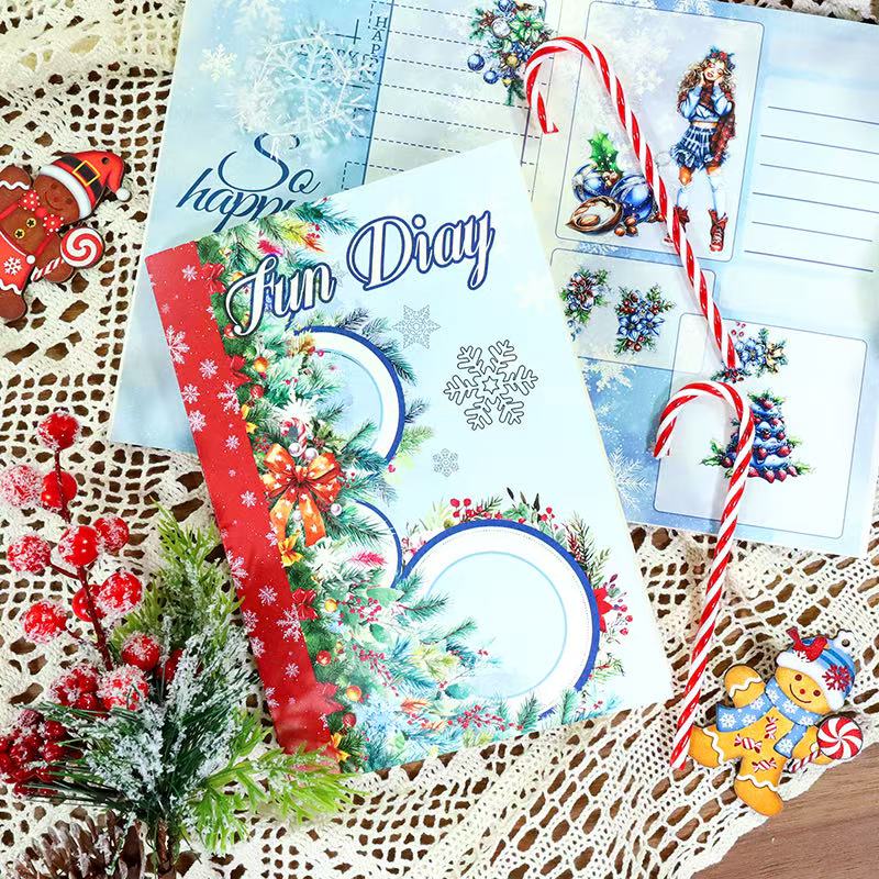 Snowflake White Fun Journal