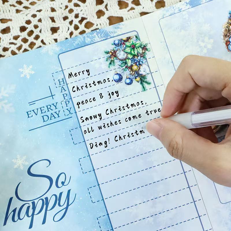 Snowflake White Fun Journal