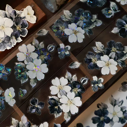 5.5cm*120cm Black-White Narrative Tape