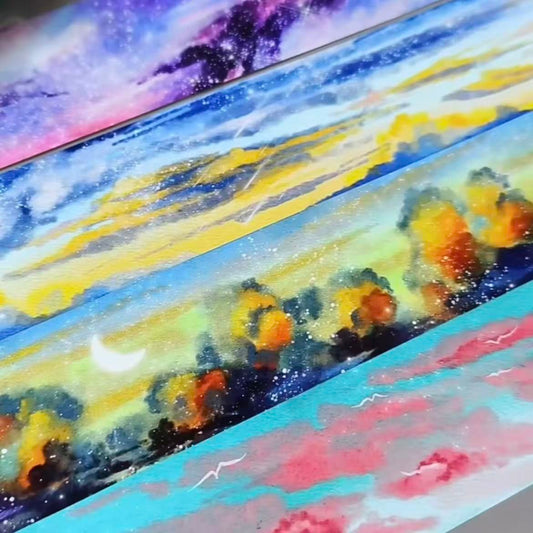 5cm*125cm Beautiful Sky Tape