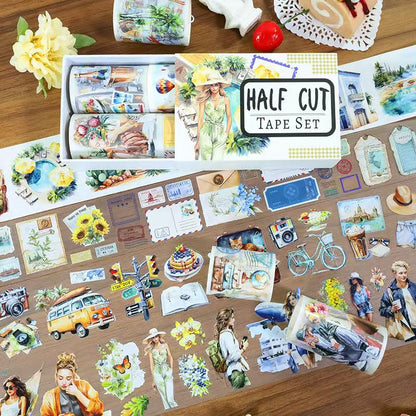 Travel Footprints Tape Set