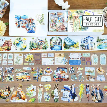 Travel Footprints Tape Set