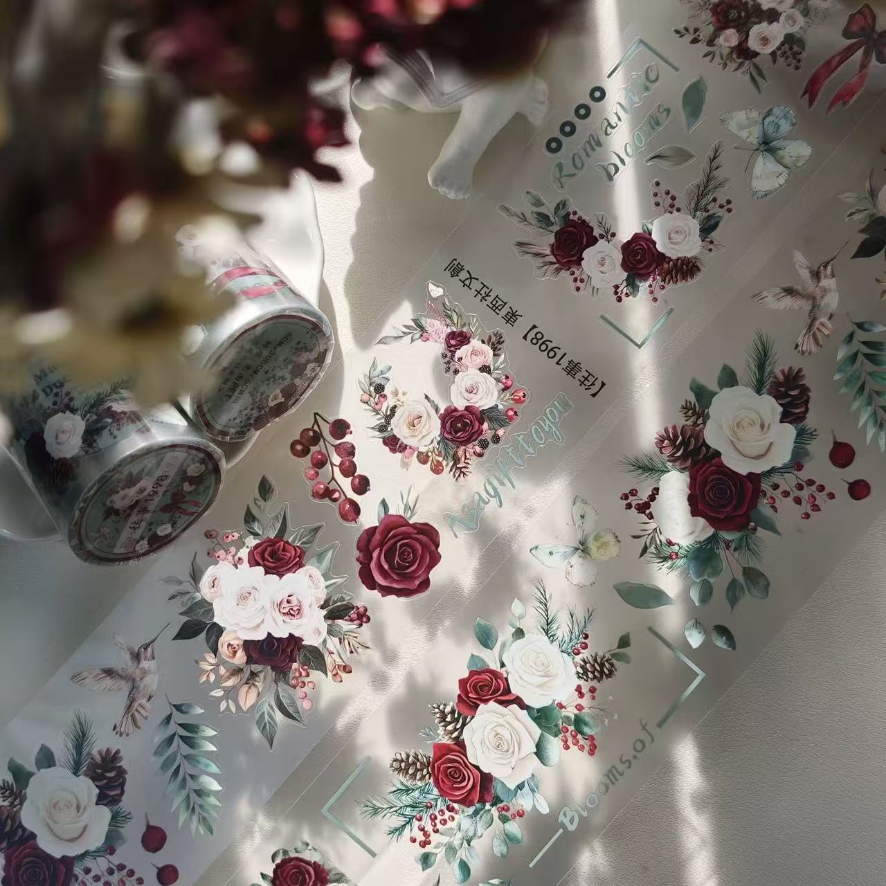 6cm*120cm Magazine Florals Tape