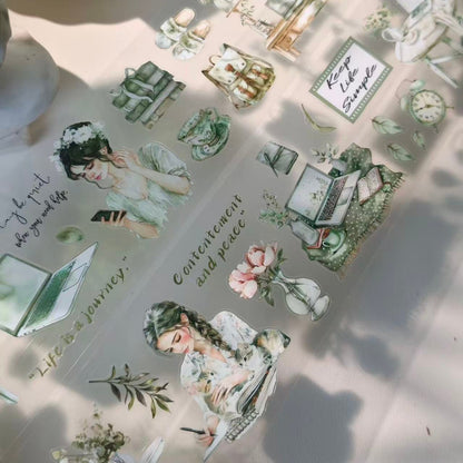 6cm*100cm Vintage Desk Essentials Tape