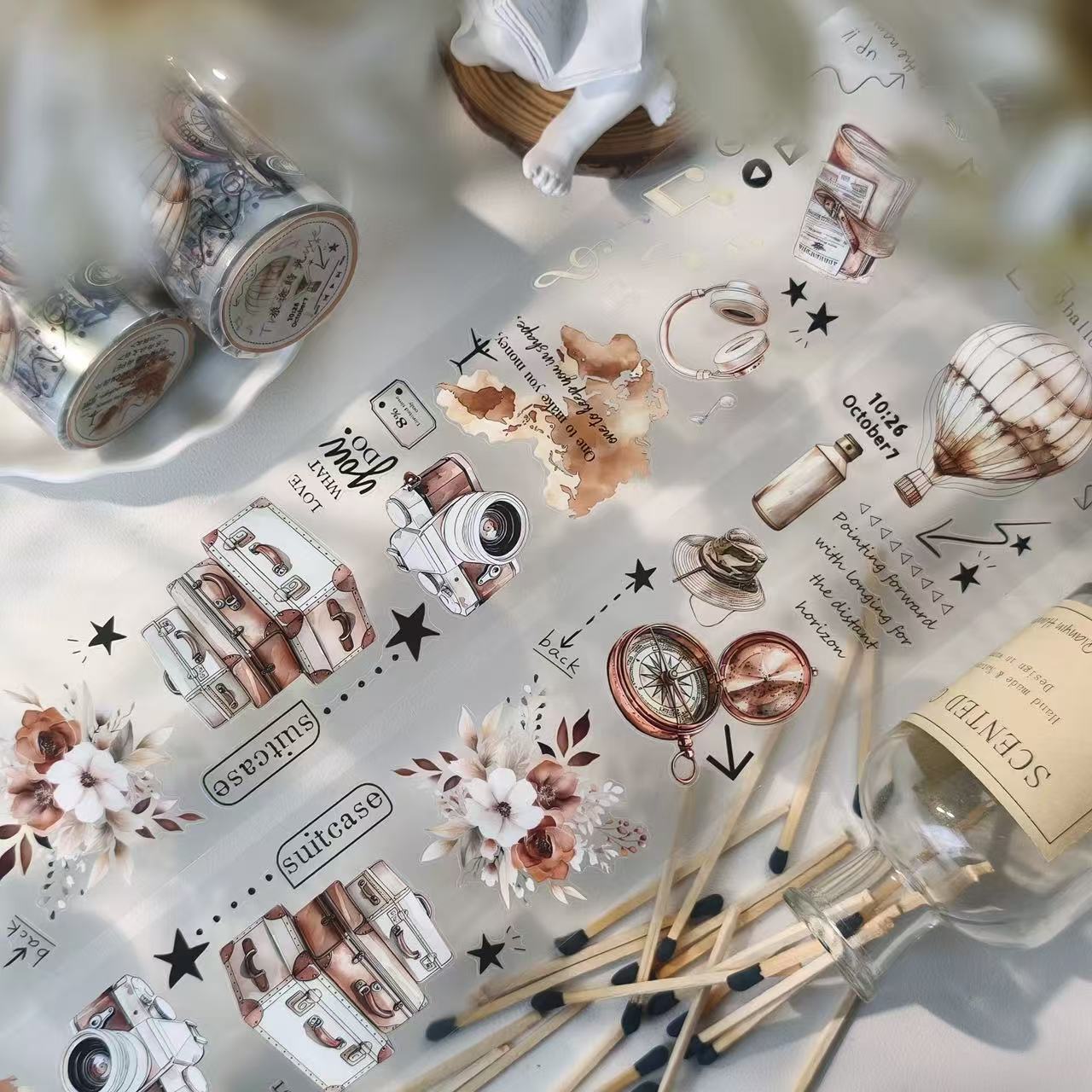 6cm*120cm Travel Moments Tape