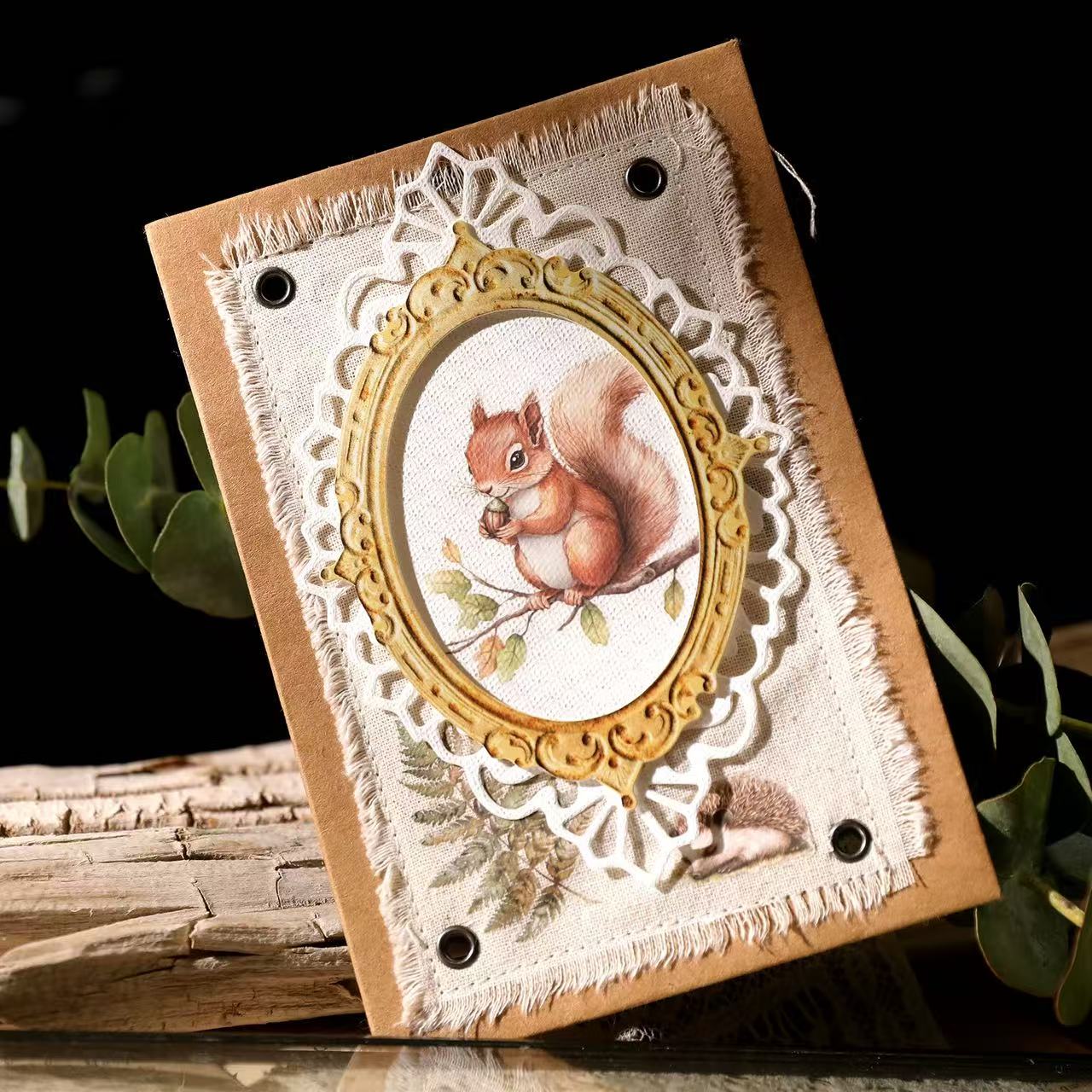 Forest Animal Rub-on Stickers